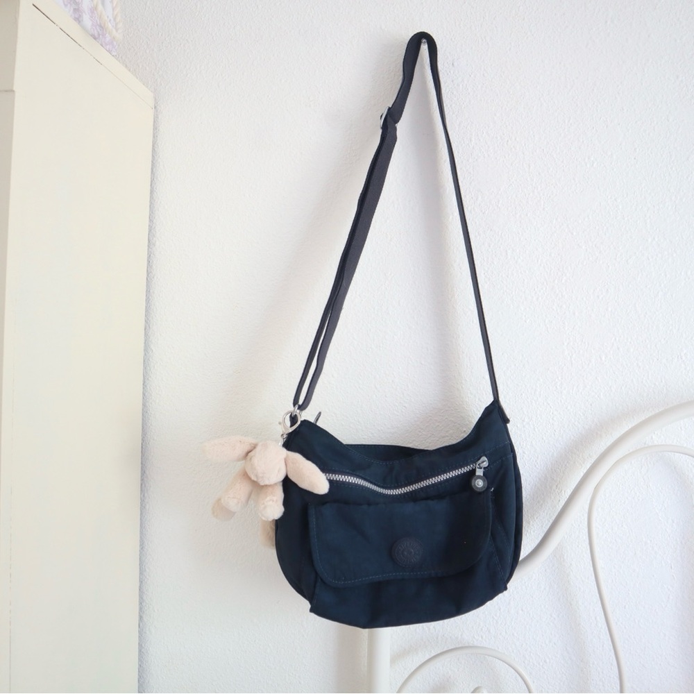 Navy blue Kipling crossbody bag